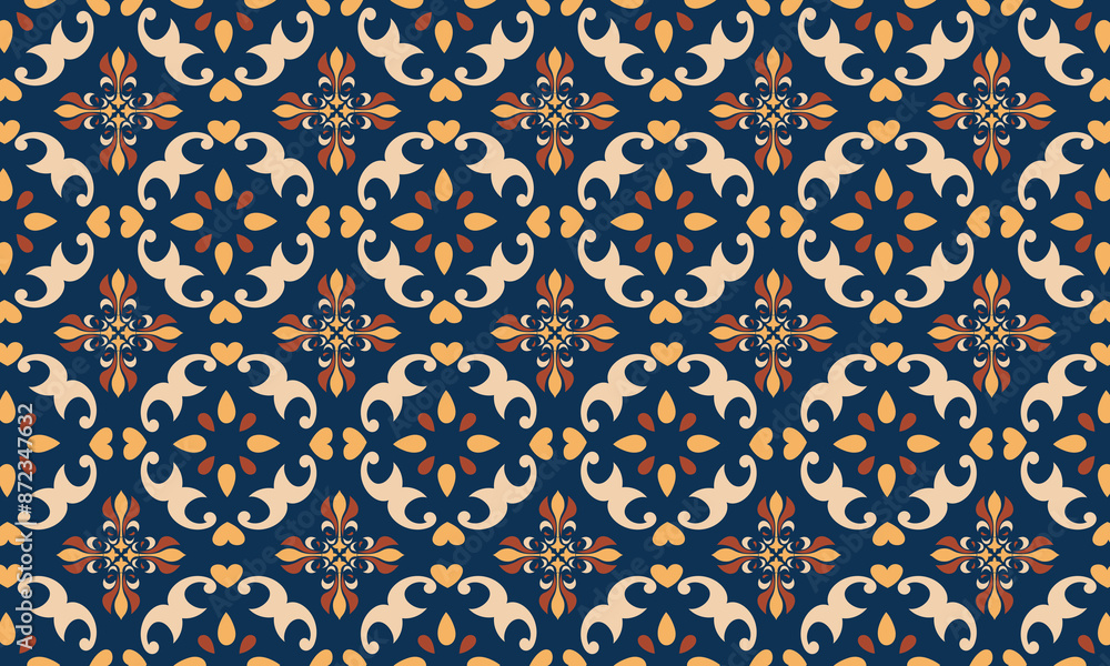 damask seamless pattern background. Classical old fashioned damask ornament, royal victorian seamless texture for wallpapers, textile, wrapping. damask seamless pattern background. Classical old fashioned damask ornament, royal victorian seamless texture for wallpapers, textile, wrapping.