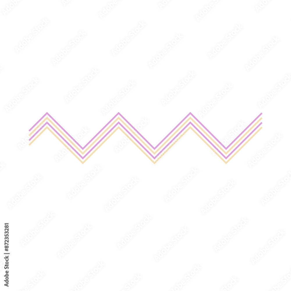 An abstract retro zig zag stripe pattern design element. An abstract retro zig zag stripe pattern design element.