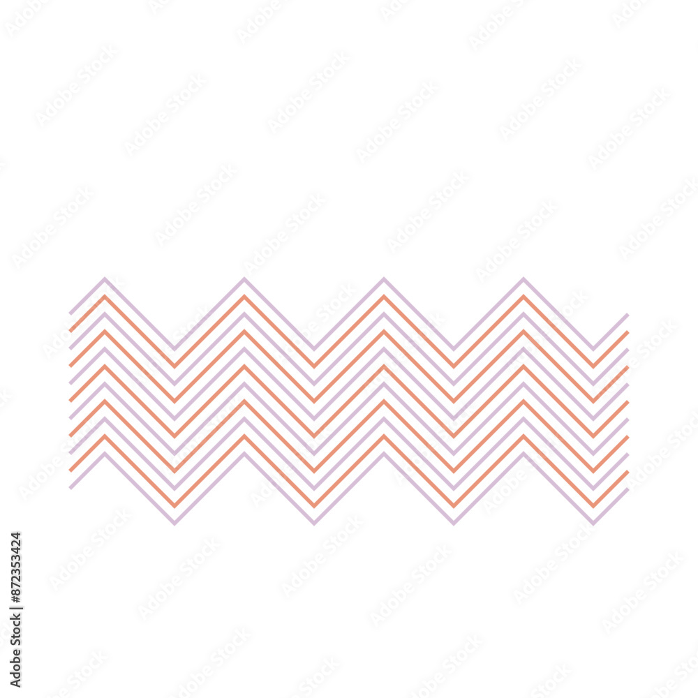 An abstract retro zig zag stripe pattern design element. An abstract retro zig zag stripe pattern design element.