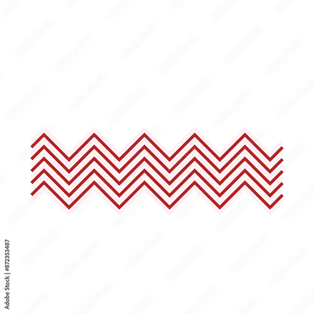 An abstract retro zig zag stripe pattern design element. An abstract retro zig zag stripe pattern design element.