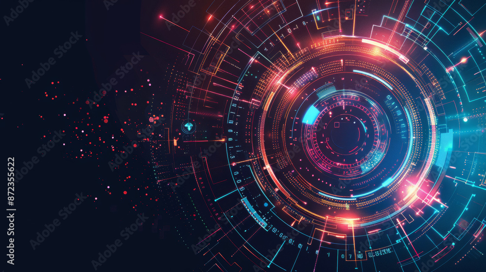 Technology evolution background. Digital technology shapes in abstract design. Vector illustration for cover, poster, banner. EPS10 Technology evolution background. Digital technology shapes in abstract design. Vector illustration for cover, poster, banner. EPS10