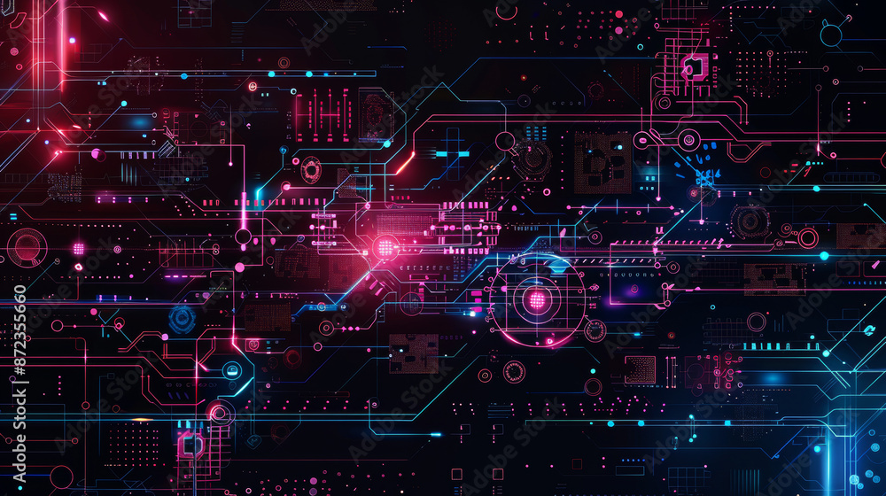 Technology evolution background. Digital technology shapes in abstract design. Vector illustration for cover, poster, banner. EPS10 Technology evolution background. Digital technology shapes in abstract design. Vector illustration for cover, poster, banner. EPS10