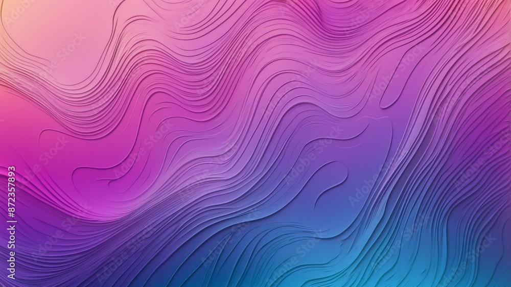 Obraz premium Gradation backgroun colorful, watercolor waves, wavy abstract background, background abstract geometric modern portrait, background colorful, circle, line, square, shape, curve, waves, simple, 3d