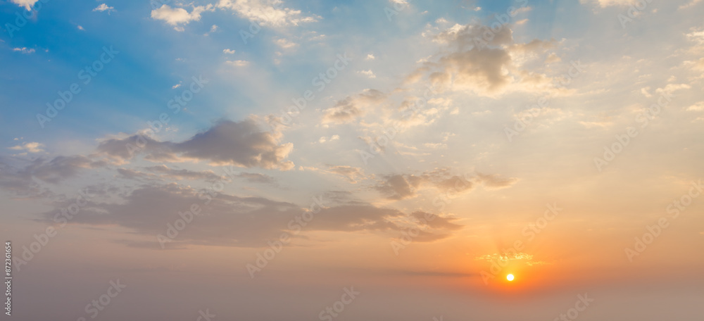 Beautiful dramatic scenic sunset sky background Beautiful dramatic scenic sunset sky background