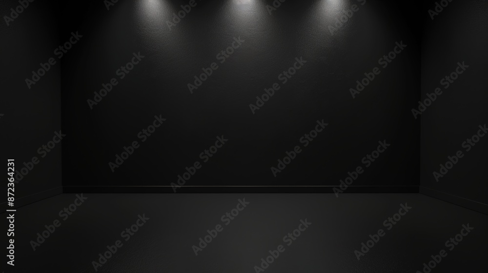 Moody Spotlight on Pitch Black Background for Easy Overlay Effects Moody Spotlight on Pitch Black Background for Easy Overlay Effects