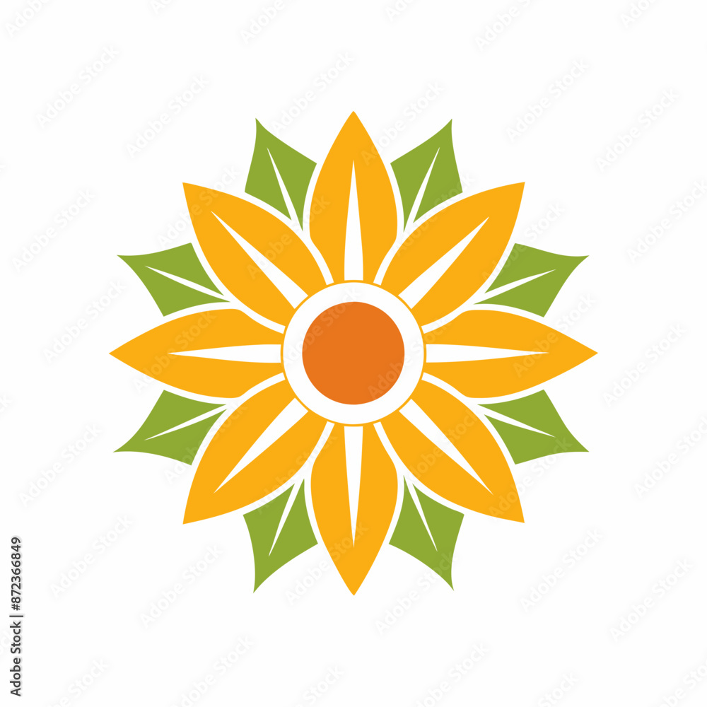abstract flower illustration vector logo icons. abstract flower illustration vector logo icons.