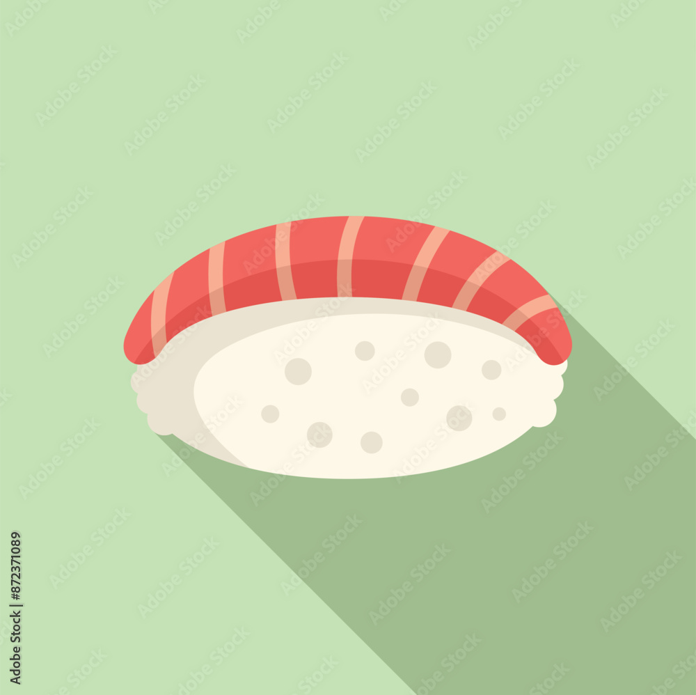 Salmon nigiri sushi with rice and raw fish representing japanese cuisine Salmon nigiri sushi with rice and raw fish representing japanese cuisine