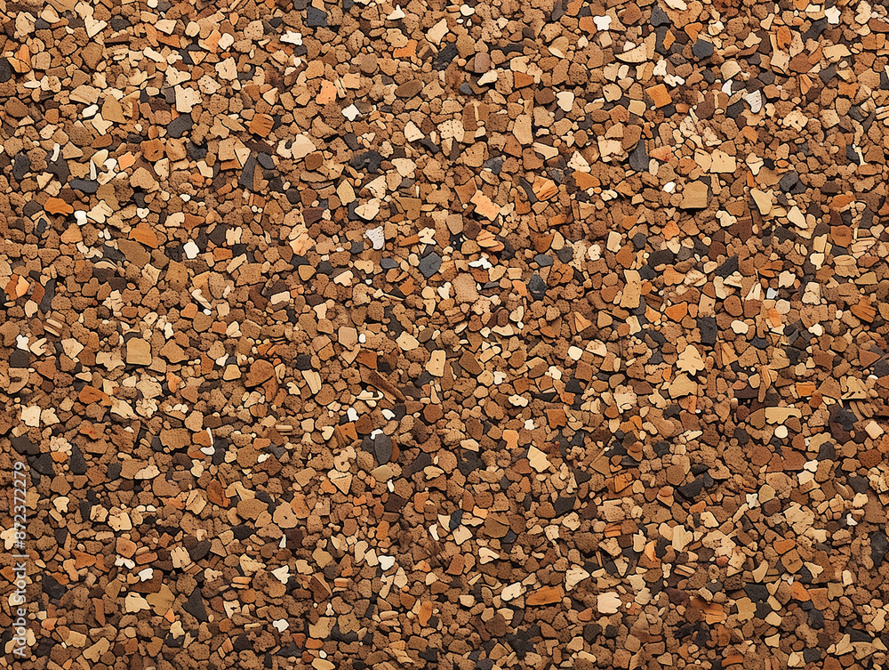 Natural Detail: Brown Warped and Folded Glued Corkboard Texture Natural Detail: Brown Warped and Folded Glued Corkboard Texture