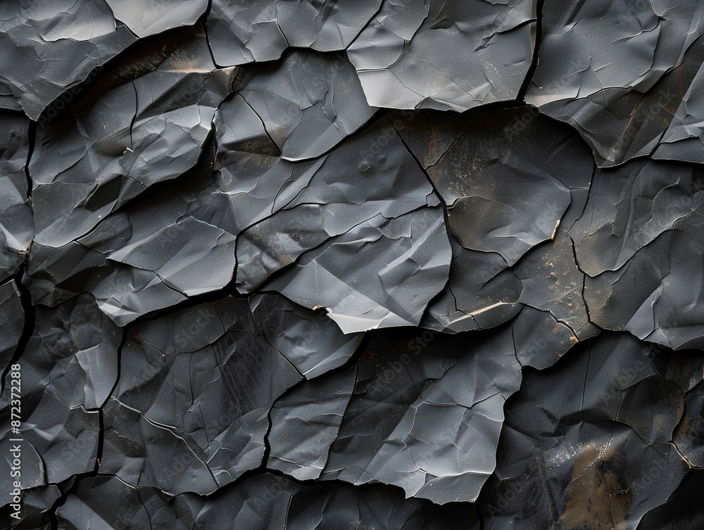 Industrial Edge: Charcoal Crinkled Stuck Rubber Sheet Texture Industrial Edge: Charcoal Crinkled Stuck Rubber Sheet Texture