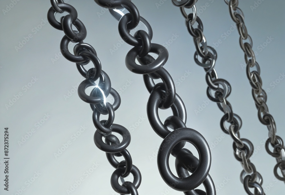 Fototapeta premium chains illustration