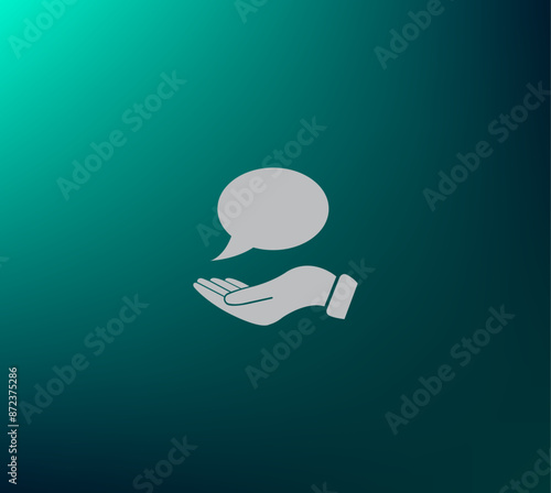 Vector illustration blue background