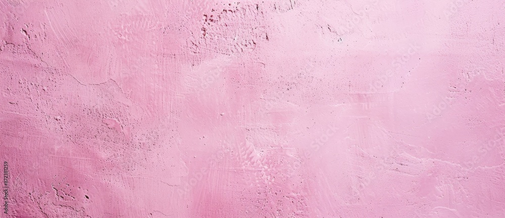 Fototapeta premium Pink concrete wall texture with abstract grunge elements, perfect for adding color to any project