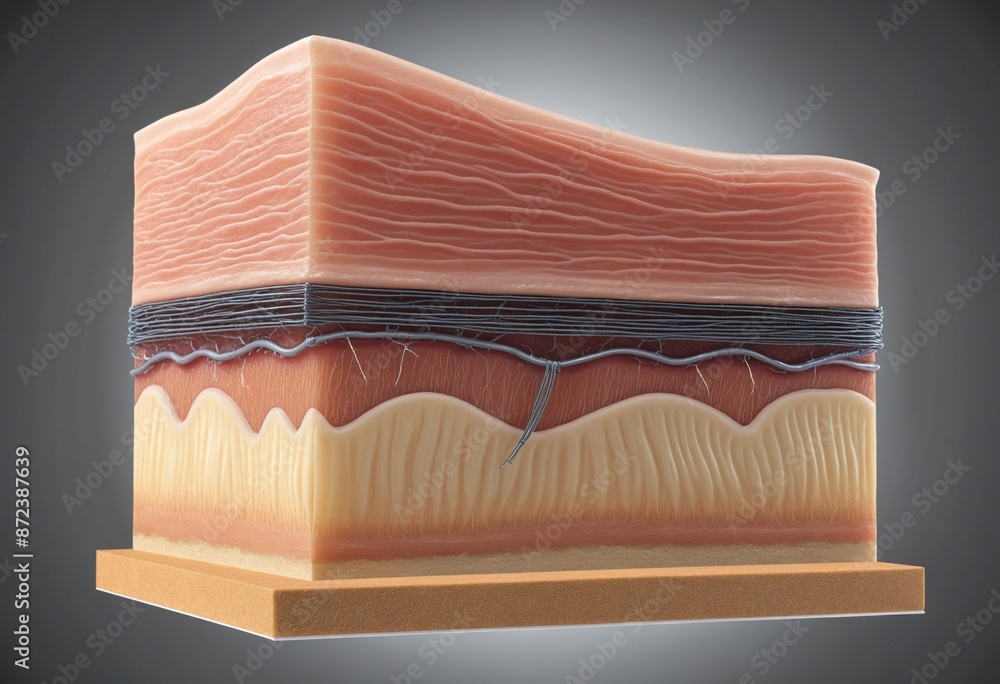 Educational guide on the anatomy of human skin and hair: exploring the epidermis, keratin, and scalp in detail