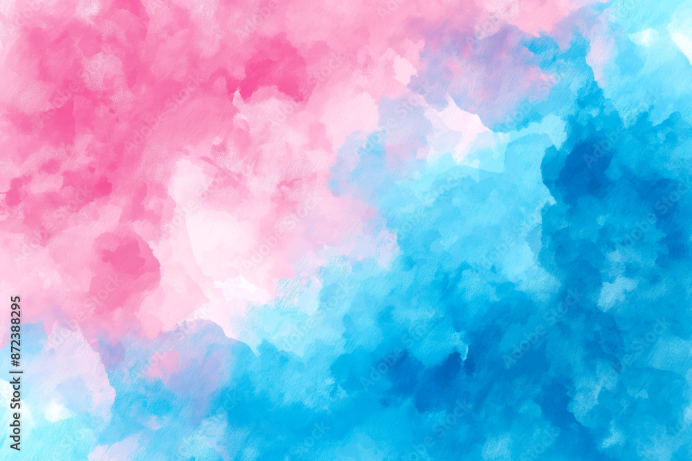 Blue and pink watercolor background Soft abstract texture Blue and pink watercolor background Soft abstract texture