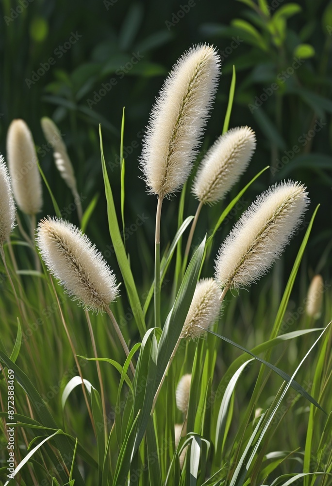 Wild Pampas Grass: A Top View of Nature's Iconic Plant in the Scenic Jungle Environment Wild Pampas Grass: A Top View of Nature's Iconic Plant in the Scenic Jungle Environment