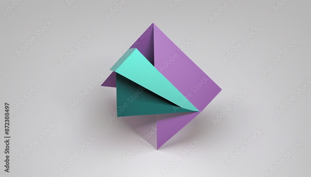 Modern Abstract Geometric Design: Three-Dimensional Graphic Illustration with Transparent Background Modern Abstract Geometric Design: Three-Dimensional Graphic Illustration with Transparent Background