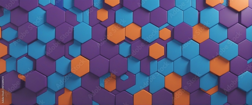Abstract futuristic digital geometric technology hexagon background Abstract futuristic digital geometric technology hexagon background