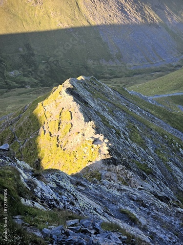 hiking and wild camping in the Lake District Blencathra and Eskdale photo