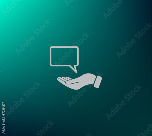 Vector illustration blue background