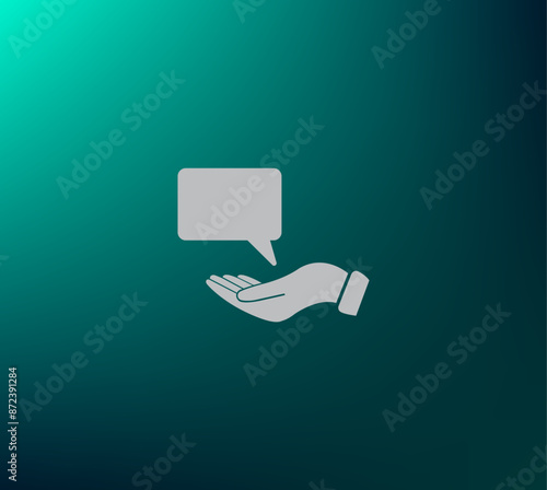 Vector illustration blue background