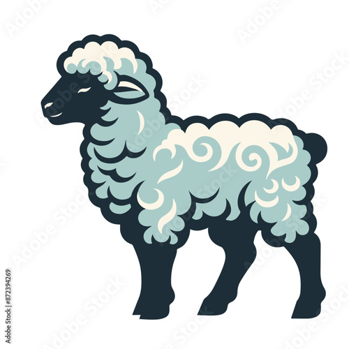 Illustration of a sheep