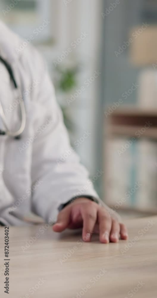 Handshake, doctor and patient in office for welcome, wellness and thank you with consultation success. Shaking hands, healthcare and trust for medical advice in hospital meeting with man and woman Handshake, doctor and patient in office for welcome, wellness and thank you with consultation success. Shaking hands, healthcare and trust for medical advice in hospital meeting with man and woman