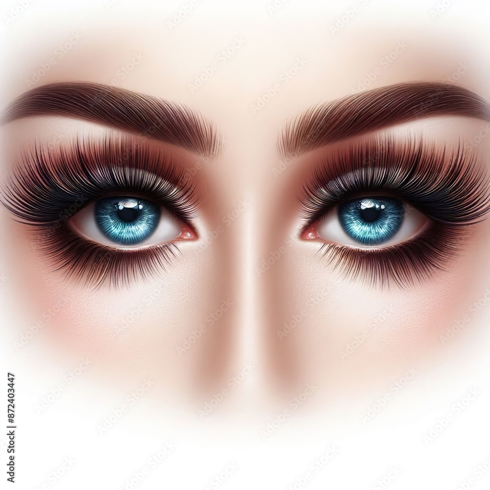 Animal and women's eyes Animal and women's eyes