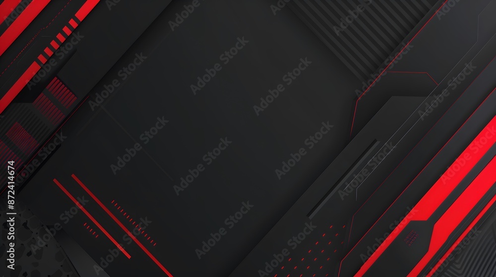 black and red technology background black and red technology background