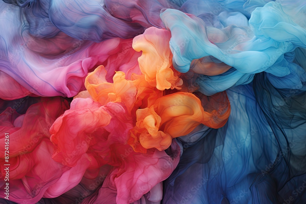 Ethereal Cloudscapes: Intense Close-Ups in Vibrant Color Ethereal Cloudscapes: Intense Close-Ups in Vibrant Color