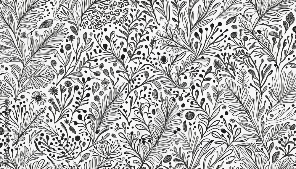 Abstract hand drawn pattern ilustration doodle Abstract hand drawn pattern ilustration doodle