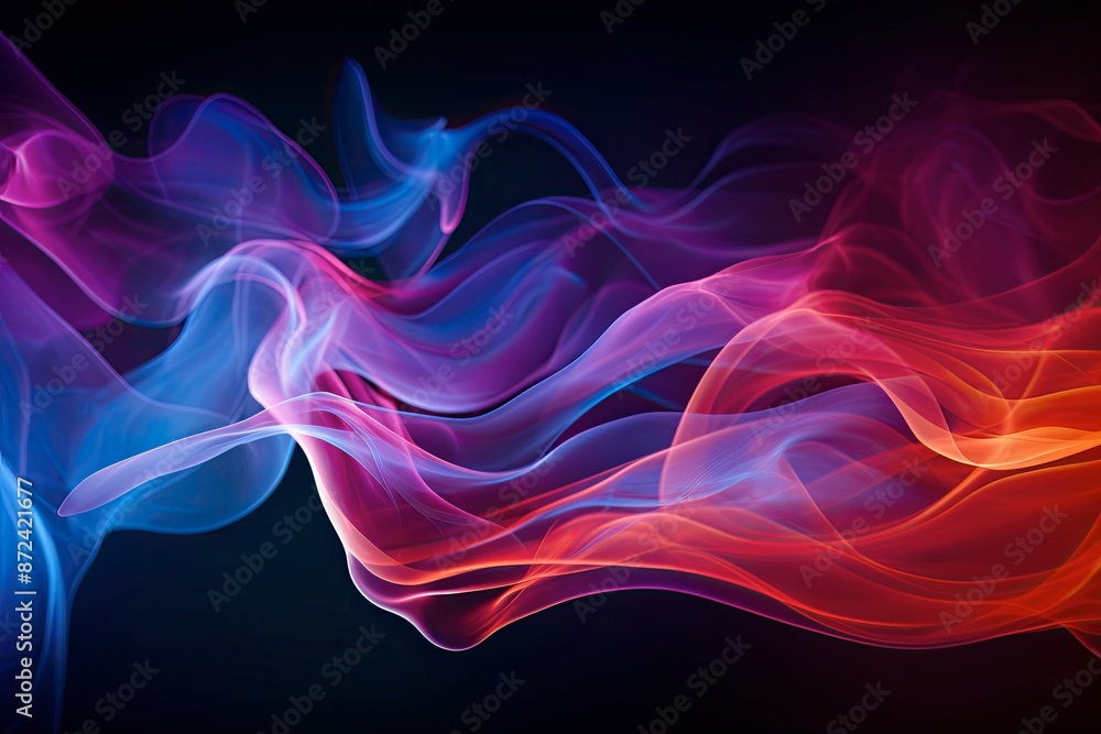 Smoke, light, fire, flame, wave, pattern, black, backgrounds Smoke, light, fire, flame, wave, pattern, black, backgrounds
