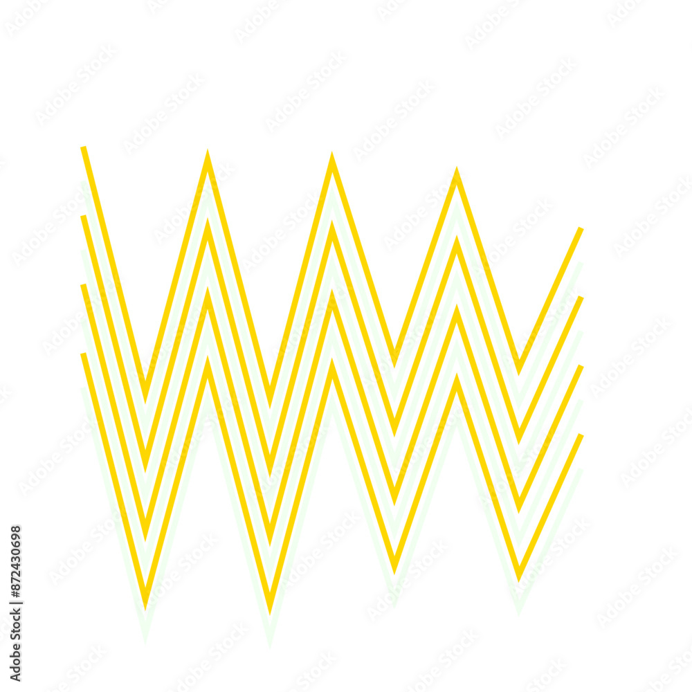 An abstract retro zig zag stripe pattern design element. An abstract retro zig zag stripe pattern design element.