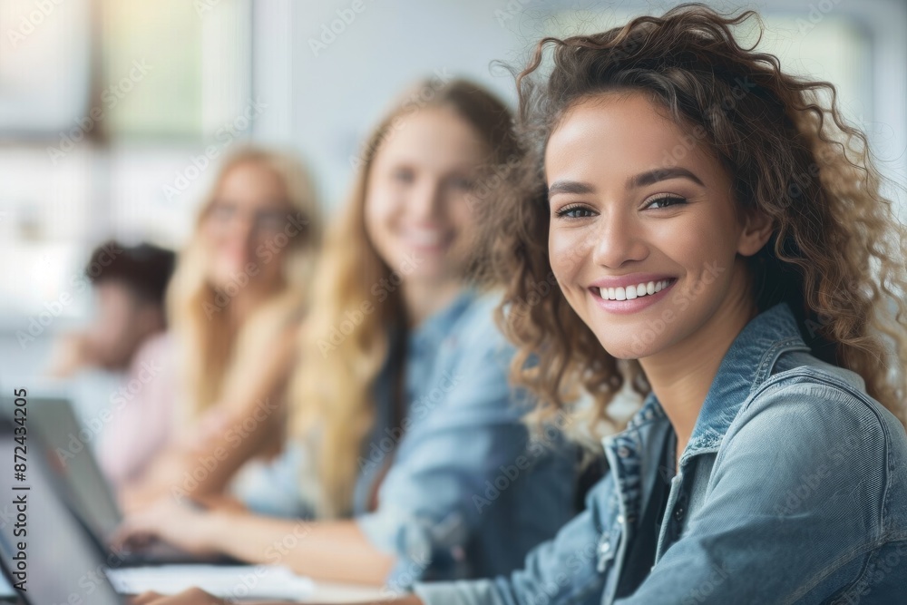 Diverse Women Working Together - Positive Collaboration, Team Spirit, Professional Environment Diverse Women Working Together - Positive Collaboration, Team Spirit, Professional Environment