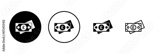 Money icon vector isolated on white background. Money vector icon. Dollar icon