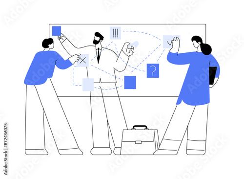 Wallpaper Mural Business idea abstract concept vector illustration. Torontodigital.ca