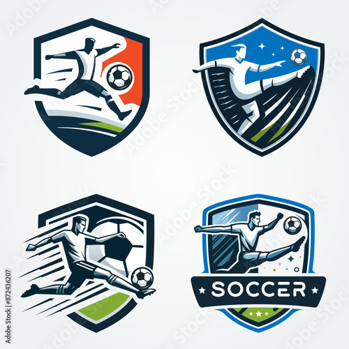 Football and soccer league badges