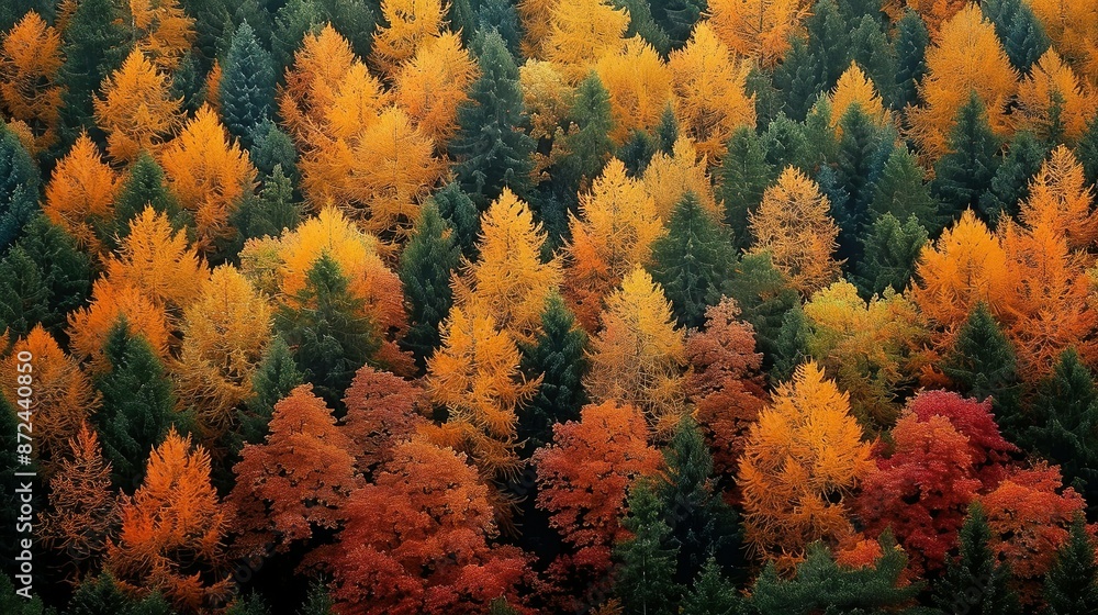 Autumnal Forest Canopy Autumnal Forest Canopy