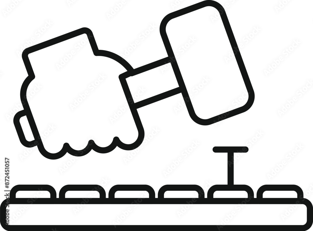 Hand is lifting a dumbbell weight over a computer keyboard, symbolizing the concept of fitness Hand is lifting a dumbbell weight over a computer keyboard, symbolizing the concept of fitness