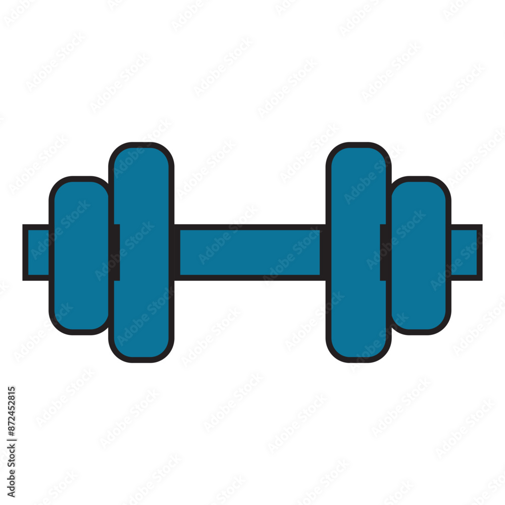 barbell icon. Weight Lifting flat icon. For the sports area or gym icon. vector eps 10. barbell icon. Weight Lifting flat icon. For the sports area or gym icon. vector eps 10.