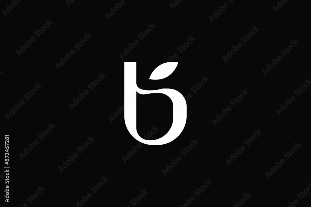 Luxury initial B and leaf logo design with line art , Letter b lotus flower logo design, beauty of line art initial B leaf and flower logo Luxury initial B and leaf logo design with line art , Letter b lotus flower logo design, beauty of line art initial B leaf and flower logo