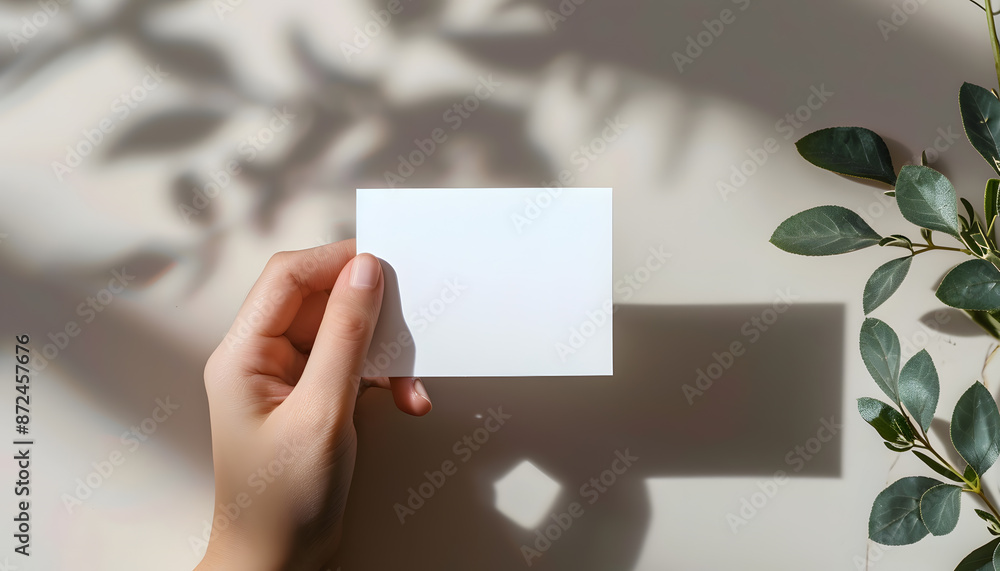 Obraz premium Card mockup