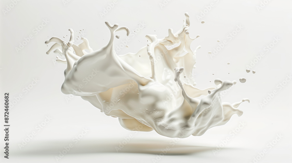 Natural Beauty and Health: Softness and Smoothness with Marshmallow Root Extract on White Background Natural Beauty and Health: Softness and Smoothness with Marshmallow Root Extract on White Background