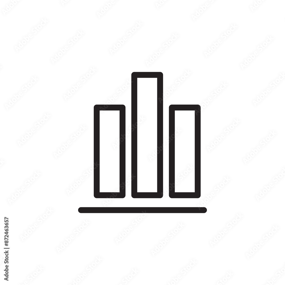 Antenna status bar outline icon. vector flat black trendy style illustration for web and app on white background..eps Antenna status bar outline icon. vector flat black trendy style illustration for web and app on white background..eps