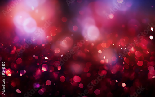 abstract bokeh background for Christmas and New Year festival.
