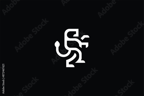 Lion rampant standing isolated coat of arms, Silhouette lion tail standing roaring king predator fangs claws, Rampant Heraldic Crest finance financial business money loan logo, auto loan logo, profit