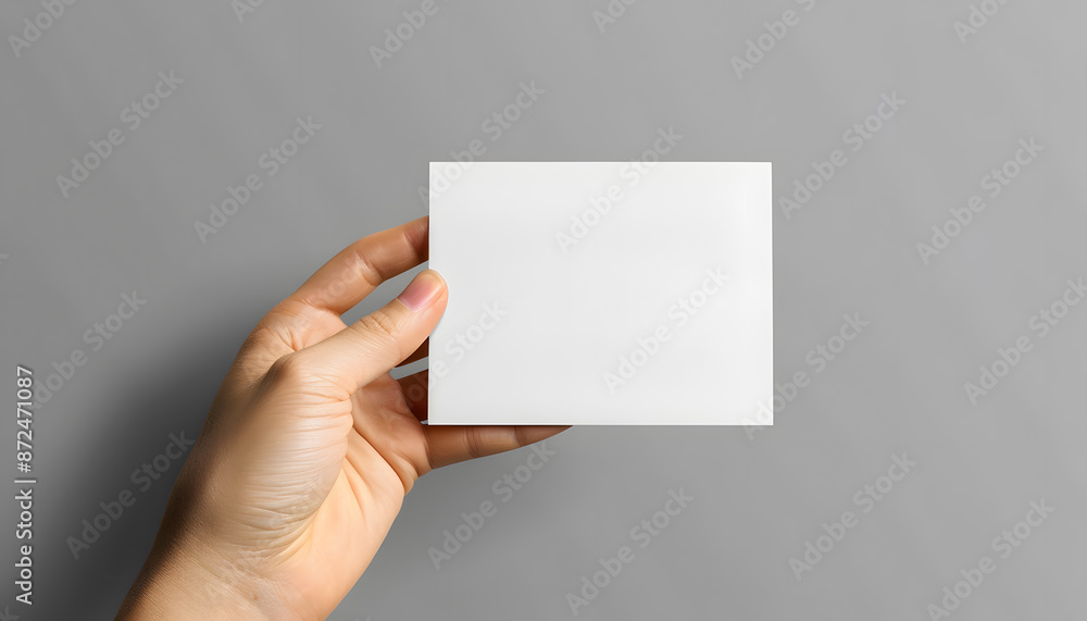 Fototapeta premium Card mockup