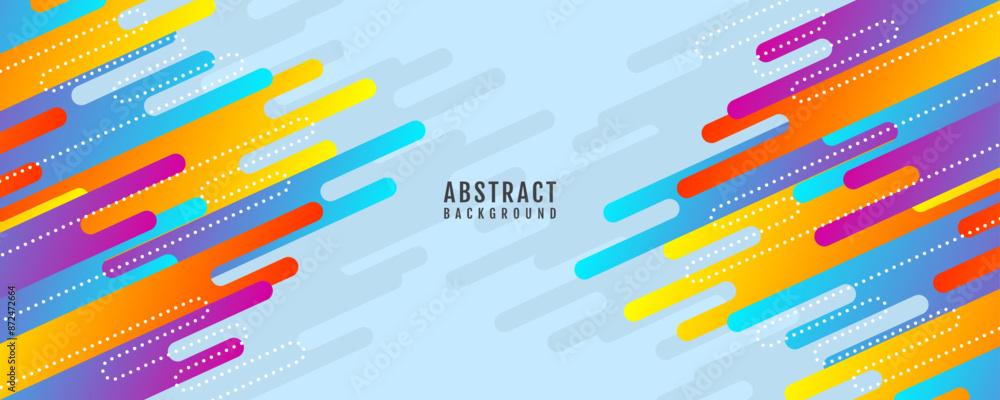 3D colorful abstract background overlap layer on bright space with diagonal lines shape decoration. Modern graphic design element rounded style concept for web banner, flyer, card, or brochure cover 3D colorful abstract background overlap layer on bright space with diagonal lines shape decoration. Modern graphic design element rounded style concept for web banner, flyer, card, or brochure cover