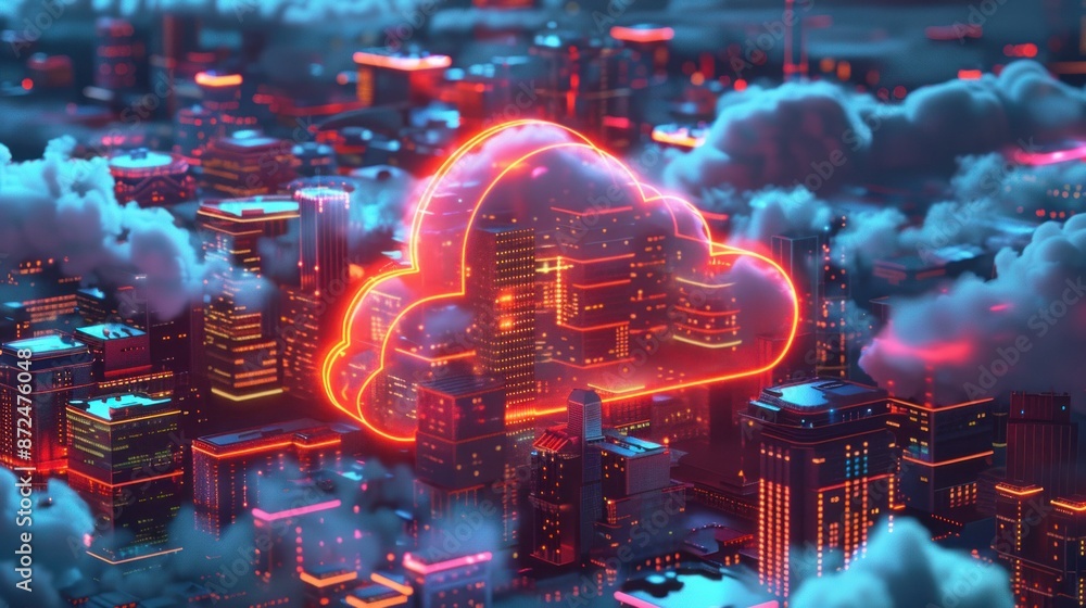 Cloud Computing in Cityscape Cloud Computing in Cityscape