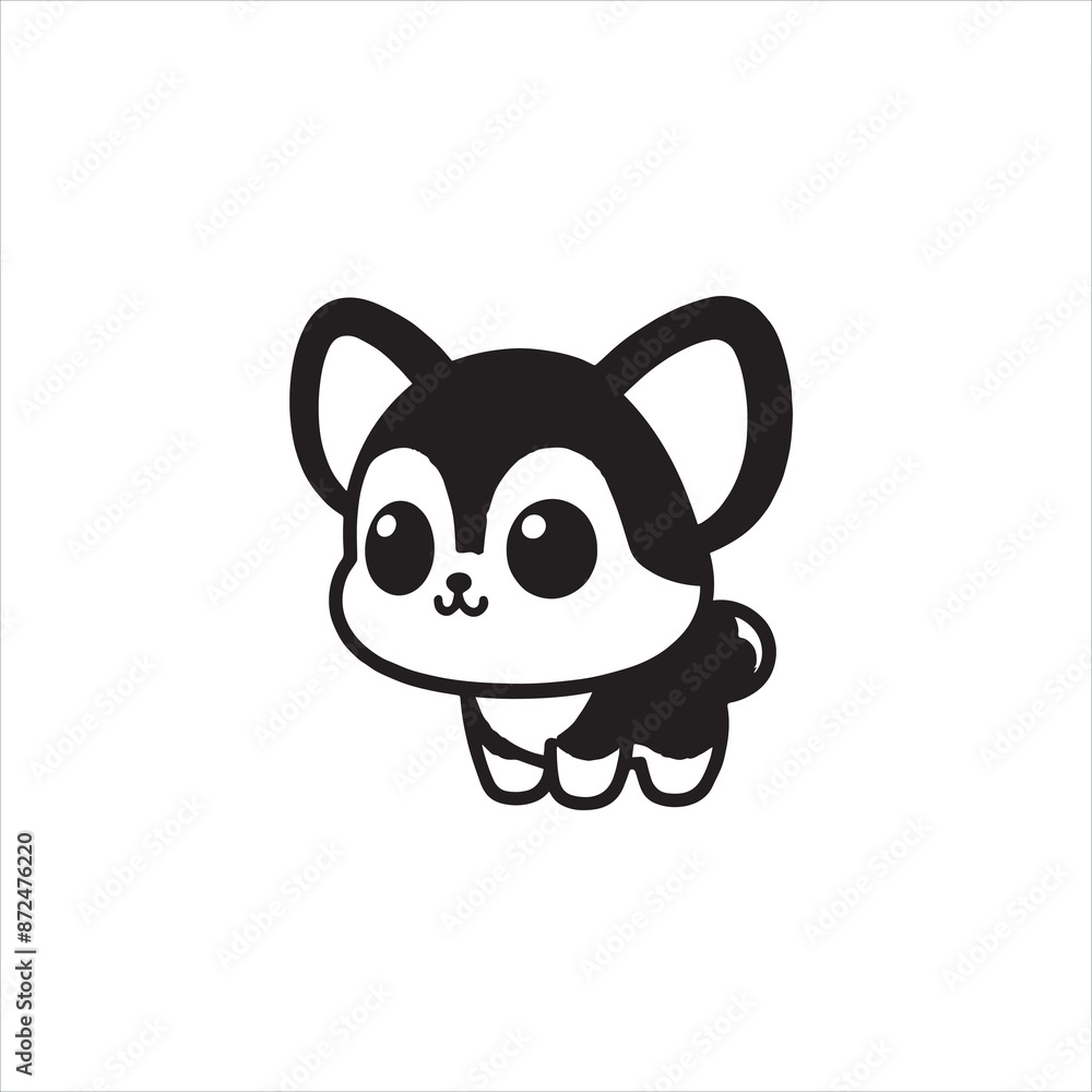 Naklejka premium cute cat 