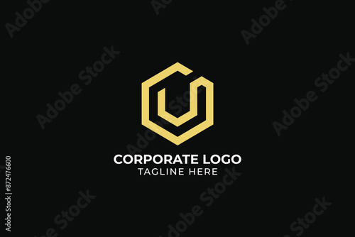 letter C hexagon sale of real estate vector logo, House cleaning, home security, real estate auction, Realty and real estate agency Vector